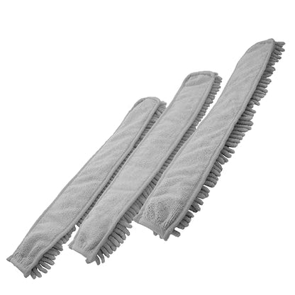 Unger Commercial StarDuster Elite 18" Replacement Sleeves, Pack of 3 - Dual-Sided Microfiber Duster, Proflex Compatible - PES18