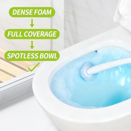 Toilet Bowl Cleaner Wand Refills Compatible with CLOROX, 63 Count Disposable Toilet Brush Refills, Replacement Heads for Toilet Cleaning System - size: 63 Count (Pack of 1)