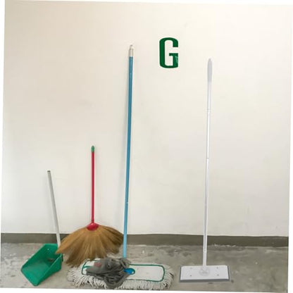 Cabilock Adjustable Section Telescopic Cleaning Mop with Reinforced Aluminum Pole Electrostatic Flat Mop for Efficient Dust Collection Hardwood Floors Includes Window Squeegee for Shower