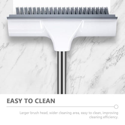 ABOOFAN Floor Scrub Brush with Long Handle, Household Stiff Bristle Cleaning Brush Tool for Bathroom, Kitchen, Tile Floor Scrubber, Shower and Garage Cleaning