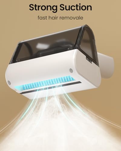 Misfans Electric Pet Hair Removal Tool,2025-Upgrade Cat&Dog Hair Vacuum & Lint Rollers Remover,Automatic Portable Hair Tool for Indoor and Outdoor,Cat Bed,Climbing Frame,Board,Carpet,Mats,Car Mats