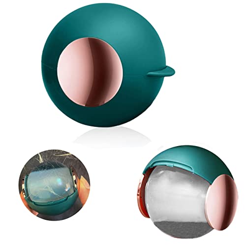 CALMTEE Reusable Gel Lint Roller Ball, Sticky Washable lint Roller Portable Small Dog Cat Pet Hair Lint Remover Tool for Clothes, Pocket Traveling Essentials - color: Green