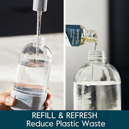 Grove Co. Refillable Glass Spray Bottles for Cleaning, 2 x 16 oz Bottles | Reusable; Custom Labels; Compatible with Grove Co. Cleaning Concentrates; No Plastic Waste; Durable, Recycled Glass - color: White, size: 32 Ounce (Pack of 2)