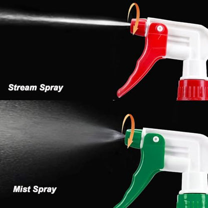 5 Pack Spray Nozzle for Bottles Universal Replacement Nozzle Heavy Duty Sprayer Trigger Head With Tube for Household Cleaning Car Detailing - color: 5 PCS Multicolor