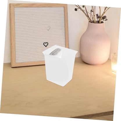 Portable Plastic Cleaning Supplies Organizer Basket Compact Utility Caddy for Hotel Household Easy to Clean Spacious Design Convenient Carry White - color: White