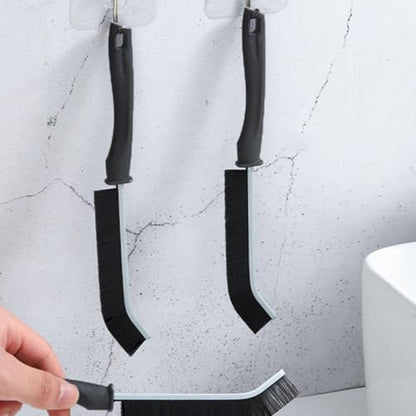Abaodam 5pcs Hard-bristled Crevice Cleaning Brushes for Household Use Small Gap Scrub Brushes for Kitchen Tiles and Bathroom Grout Steel Alloy OPP Bag for Tight Spaces