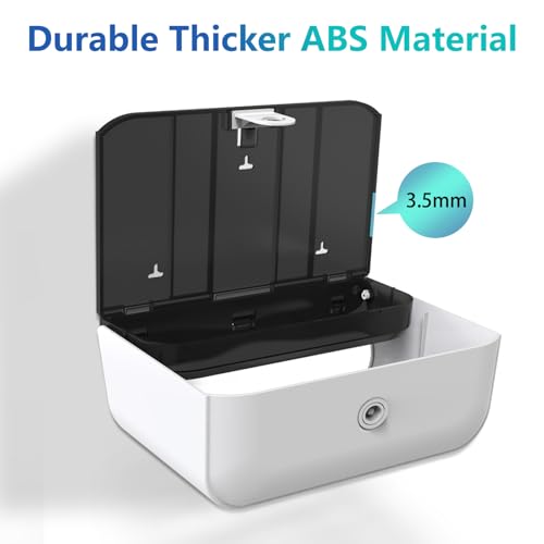 Commercial Paper Towel Dispenser Holder Wall Mount, Multi-fold Trifold C Fold Hand Towel Dispenser, Bathroom Paper Towel Dispenser, Toilet Paper Napkin Holder (White-5859) - color: White-5859