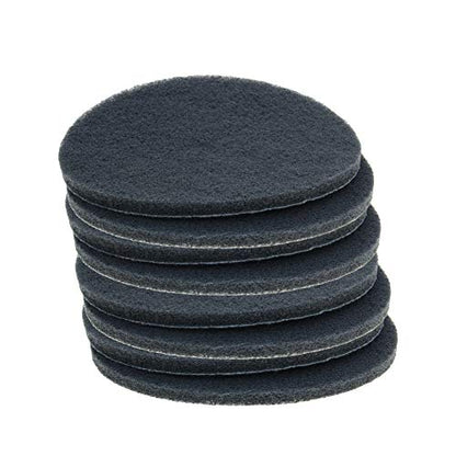 Auniwaig 1000-Grits 7 Inch Scrubber Scouring Pads, Drill Scuffing Disc Hoop and Loop Surface Conditioning Disc Drill Powered Brush Tile Scrub Scouring Pads 8pcs - size: 1000# 8pcs