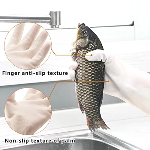 Cleaning Gloves,Dish Gloves,Gloves for Washing Dishes,Heavy-Duty, Durable, Non-Slip,Long Service Life,3 Pairs - size: X-Large