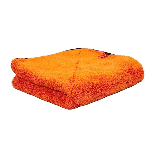 Maxshine 16" x 16" Universal Ultimate Orange Crazy Microfiber Towel (1000GSM) – Ultra-Plush, High-Absorbency Drying Cloth – Scratch-Free for Car Detailing, Cleaning & Polishing