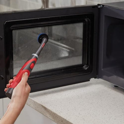 Rubbermaid Reveal Power Scrubber Attachable Scouring & XL Brush Head, for Cordless Electric Battery Powered Scrub Brush, Ideal for Kitchen/Stovetop/Dish/Silverware/Utensils/Appliances - style: Dual Head Combo