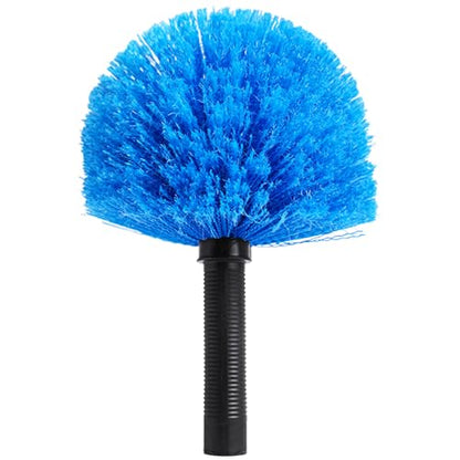 Cobweb Duster, Bafezoze Cobweb Brush Replacement Head, Spider Web Brush Remover Outdoor Blue (Pole Not Included)