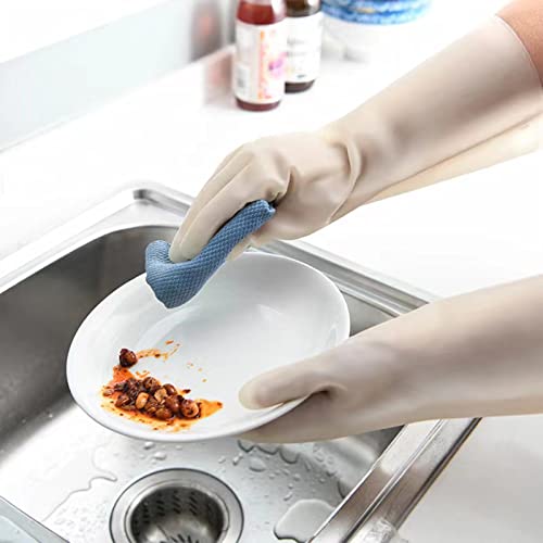 Cleaning Gloves,Dish Gloves,Gloves for Washing Dishes,Heavy-Duty, Durable, Non-Slip,Long Service Life,3 Pairs - size: X-Large