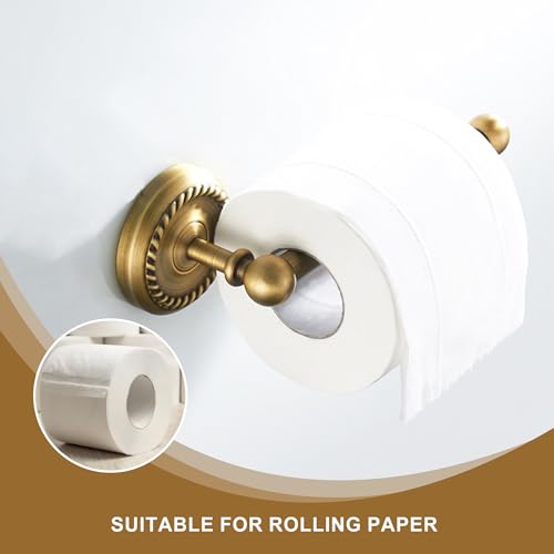 Antique Bronze Toilet Paper Holder for Bathroom Toilet Paper Roll Holder Wall Mounted - color: Toilet Paper Holder