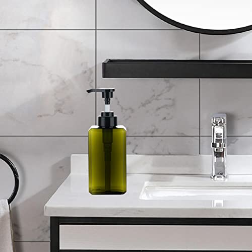 Laundry Dispenser Container Bottle Liquid Laundry Soap Bottle, 450ml Green - color: 450ml Green