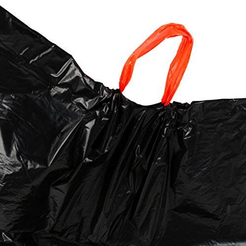 Strong Large 18 Gallon Drawstring Trash Bags Black Can Liners Kitchen Garbage Bags Multipurpose 30 CT Home Lawn Bags For Waste