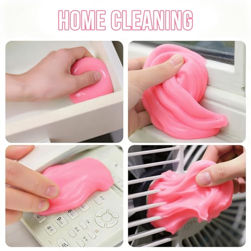 Car Cleaning Gel Car Clean Detailing Putty, Universal Car Interior Cleaner Slime, Car Putty Auto Detailing Tools Accessories, Dust Remover Perfect Cleaning Kit Supplies, Gifts for Men Women-5.6oz