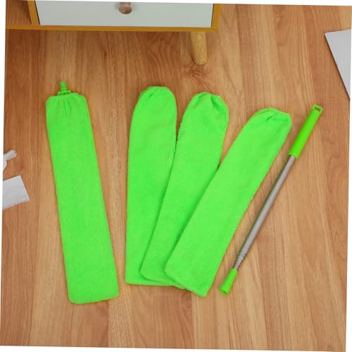 Cabilock Telescoping Gap Duster with Washable Cloths Flexible Cleaning Wand for Under Furniture Slim Design for Tight Spaces Efficient Dust Removal Tool - size: 43.00X7.50X0.30CM