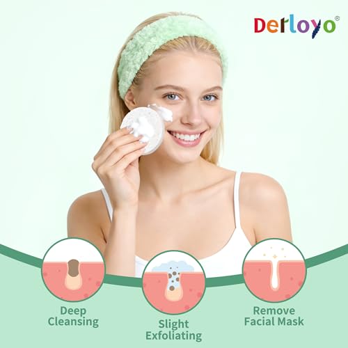 100-Count Compressed Facial Sponge, Cellulose Natural Cosmetic Spa Sponges for Facial Cleansing,Slight Exfoliating Mask, Makeup Removal - White - color: White