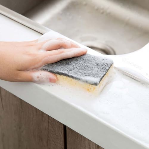 DOITOOL 12pcs Dual-Sided Kitchen Cleaning Sponges Set Non-Scratch Dish Washing Scrubber for Household Multi-Purpose Use