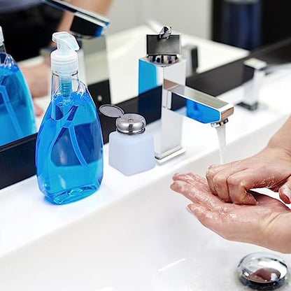 FOMIYES 3pcs Static Press Bottles Squeeze Wash Bottles for Alcohol Refillable Containers for Labs Industry and Daily Use
