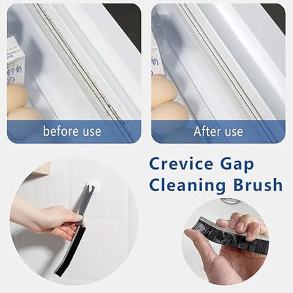 3PCS Crevice Cleaning Brush, Hard Bristle Crevice Cleaning Brush, Multifunctional Cleaning Gap Brush Tool for Bathroom, Home, Kitchen, Bathroom, Window, Vehicle, Faucets, Toilet