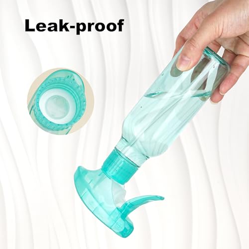 Cosywell Plastic Spray Bottles 8.8oz/260ml 2 Pack Refillable Container Empty Spray Bottle for Cleaning Mist/Stream Heavy Duty Water Spraying Bottle for Cooking Hair Care Essential Oils(Green) - color: C-Green