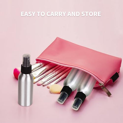 20 Pack Aluminum Spray Bottles 4 oz Small Refillable Spray Bottles Bulk Fine Mist Empty Sprays Bottle for Travel, Essential Oils, Sliver - color: Silver