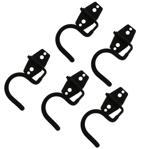 Angoily Broom Hooks, 5PCS Broom Mop Hook Wall Hangers, Heavy Duty Wall Mounted Mop Holder, Holder S Type Garage s Utility s for Utility s for Garage