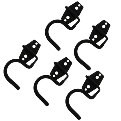 Angoily Broom Hooks, 5PCS Broom Mop Hook Wall Hangers, Heavy Duty Wall Mounted Mop Holder, Holder S Type Garage s Utility s for Utility s for Garage
