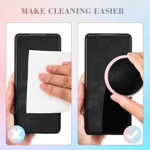 Suclain 4 Pack Touch Screen Cleaner Balls Phone Cleaning Ball Microfiber Touch Car Screen Glass Cleaner for Easter Computer Laptop Phone Monitor - color: Pink, Purple, Blue, Yellow