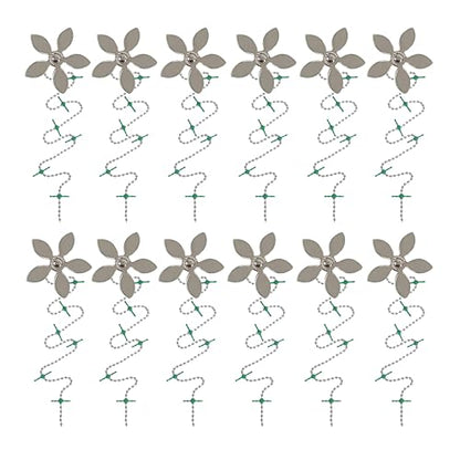 DrainWig Shower Drain Hair Catcher – Disposable Bathroom Hair Trap, Easy to Install in Shower Drain Cover, Helps Prevent Clogs – As Seen on Shark Tank - Silver Flower (12-Pack) - color: Silver Flower, size: 12 Count