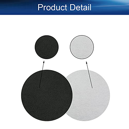 Auniwaig 7 Inch 1200-Grit Scrubber Scouring Pads Drill Power Brush Scuffing Disc Hoop and Loop Surface Conditioning Disc for Bathroom & KitchenTile Cleaning Gray 2Pcs - size: 1200# 2pcs