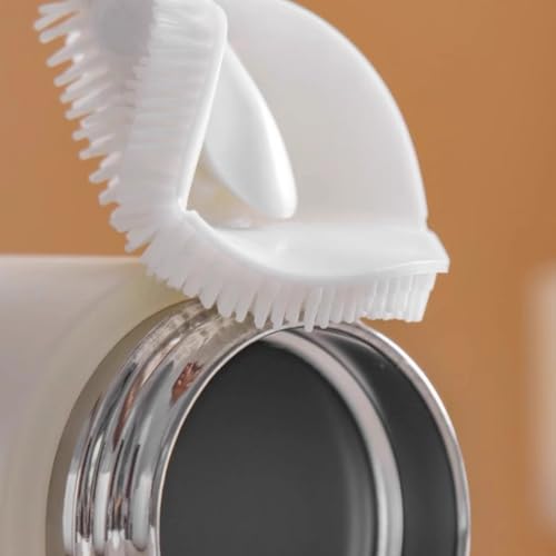 2Pcs Flexible Silicone Soft Bottle Brush with Long Handle Deep Bottle Cleaning for Narrow Neck Bottles Water Bottles Flasks