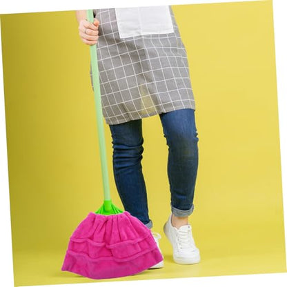 Ipetboom 1pc Broom Cover Clean up Cleaner Washable Cleaning Indoor Soft Broom Microfiber Sweeper Mop Dust Cover Mops Reusable Mop Pads Sweeping Cloth Floor Absorbent Fleece