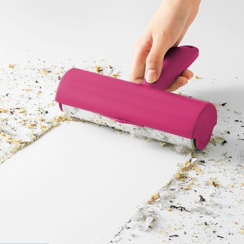6.3 inch Large Lint Roller Refills Compatible with PetLovers BomDa YabeePet Fedicelly Large Lint Rollers for Pet Hair Extra Sticky 60 Sheets per Refill Pack of 5 Rolls 300 Sheets Total - size: 6.3 inch