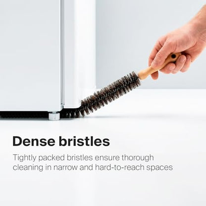 KONEX 44" Dryer Vent Cleaner Brush Flexible Lint Trap Cleaning Tool with Horsehair Bristles - style: Conical Horsehair