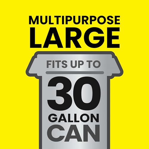 Glad Large 30 Gallon Trash Bags,Unscented Heavy Duty Garbage Bags,Forceflex with Drawstring,(Packaging May Vary), 50 Count (Pack of 150) - size: 50 Count (Pack of 150)