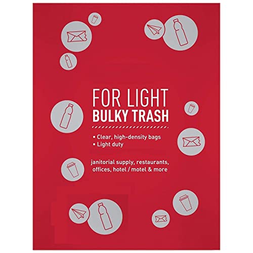 4 Gallon Trash Bags - 150 Small Mini Garbage Bags | 17" x 18" Clear Waste Basket Trash Bags | Bulk Plastic Bathroom Trash Can Liners - style: 4 Gallon