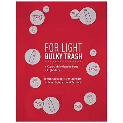 4 Gallon Trash Bags - 150 Small Mini Garbage Bags | 17" x 18" Clear Waste Basket Trash Bags | Bulk Plastic Bathroom Trash Can Liners - style: 4 Gallon