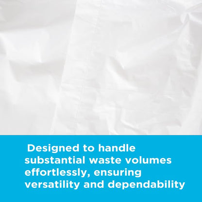 Highbar Select 40-45 Gallon Trash Bags, 1.1 Mil Thickness, Clear Bags, 45 Gallon Trash Bags Heavy Duty, 40" x 46", 100 Count, Ideal for Contractors, Janitorial, Industrial, Recycling - style: 40-45 Gal, 1.1 Mil, 100 Count, Clear