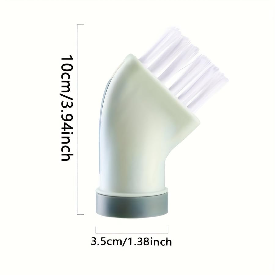 2pcs Hard-to-Reach Gap Brush, Wet and Dry Use, Can Be Attached to a Mineral Water Bottle, Multi-Scene & Multi-Functional Cleaning Brush for Home Use (2pcs Green) - color: 2pcs Green