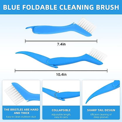 AMI PARTS 5 PCS Air Conditioner Fin Cleaner Set Include 3 Different Air Conditioner Condenser Fin Comb and 2 Different Condenser Fin Comb Brush