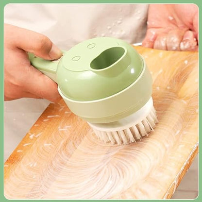 5 in 1 Electric Vegetable Chopper, Smart Kitchen Appliances, Mini Handheld Vegetable Chopper Set, Electric Vegetable Cutter with Egg Beater and Clean Brush