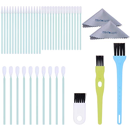 Wisdompro 45 Pcs Cell Phone Cleaning Kit, USB Charging Port Cleaner and Headphone Jack Brush Tool Set for Phones, Tablets, Earbuds, Laptops and Other Electronics