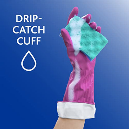 Playtex Living Reuseable Rubber Cleaning Gloves, Premium Protection (Medium, Pack - 1)