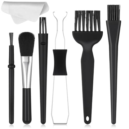 7-in-1 Mechanical Keyboard Cleaning Kit with Wire Keycap Puller, Switch Remover & 5 Anti-Static Brushes, Professional Keyboard Cleaner Tool Set for Computer, Laptop, PCB Motherboard
