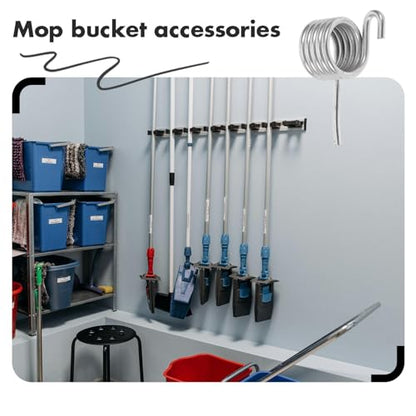 Beavorty Mop Bucket Accessories Metal Drain Basket Spring Replacement for Efficient Water Extraction in Commercial Mop Buckets Durable and Easy to Install