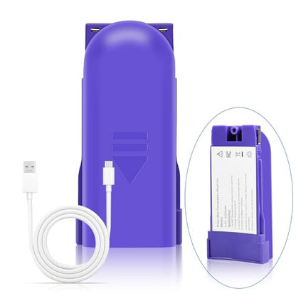 Bisenkud 1 Pack Rechargeable Battery Pack Replacement for Swiffer® Power Mop™, 2000mAh Lithium Ion Battery Holder with Charging Port （500 Cycles, 3 Years）
