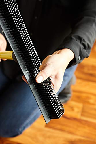 FURemover Pet Hair Removal Rubber Broom, 18" Broom Head - color: Furemover Heavy Duty Outdoor Broom